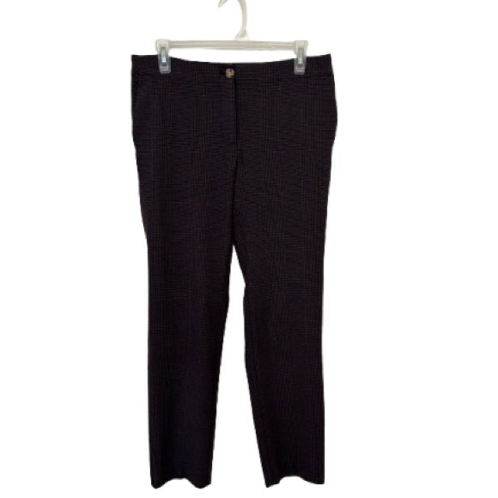 J. Jill Woman’s Pointe Slim Leg Stretch Pants Burgundy, Sz 4